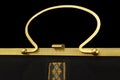 Gold bag Made of 18k gold And silk That is luxurious, expensive,