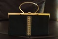 Gold bag Made of 18k gold And silk That is luxurious, expensive,