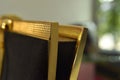 Gold bag Made of 18k gold And silk That is luxurious, expensive, Royalty Free Stock Photo