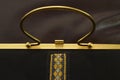 Gold bag Made of 18k gold And silk That is luxurious, expensive,