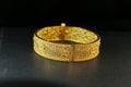 Gold Bangle Jewellery Royalty Free Stock Photo