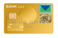 Gold bank card