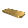 Gold bar 500g isolated on white. 3D illustration Royalty Free Stock Photo