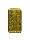 Gold bar ingot Royalty Free Stock Photo