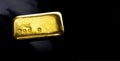 Gold bar isolated Royalty Free Stock Photo