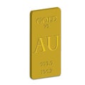 Gold Bar Royalty Free Stock Photo