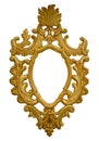 Gold baroque frame