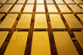 Gold bars background Royalty Free Stock Photo