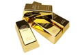 Gold bars and Financial concept