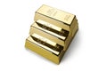 Gold bars and Financial concept