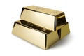 Gold bars and Financial concept