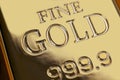 Gold bars and Financial concept