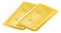 Gold bars, wealth and richness, precious metal