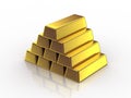 Gold Bars Royalty Free Stock Photo