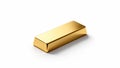 gold bars on white background Royalty Free Stock Photo