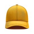 Gold Baseball Cap Detailed Embroidery Design Royalty Free Stock Photo