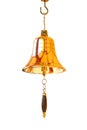 Gold bell. Royalty Free Stock Photo