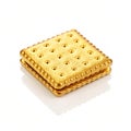 Gold Biscuits icon isolated on white background Royalty Free Stock Photo