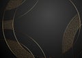 Gold and Black Abstract Luxury Background