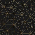 Gold black background luxury geometric texture pattern.
