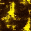 Gold and black bright abstract dirty art. Royalty Free Stock Photo