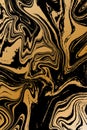 Gold and black marble texture minimalist image background for interior design. Royalty Free Stock Photo