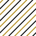 Gold black white strip line seamles pattern vector