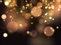 Gold bokeh awards glamour background