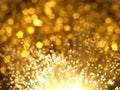 Gold bokeh background