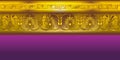 Gold border in the ancient Greek style