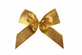 Gold bow Royalty Free Stock Photo