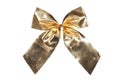 Gold bow Royalty Free Stock Photo