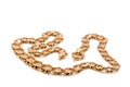 Gold bracelet Royalty Free Stock Photo