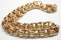 Gold bracelet Royalty Free Stock Photo