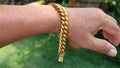 Gold Bracelet Royalty Free Stock Photo