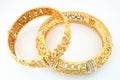 Gold Bracelets 1 Royalty Free Stock Photo