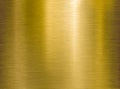 Gold or brass brushed metal background or texture