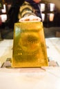 Gold brick in Jioufen Gold Mine Museum