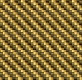 Gold and Brown Kevlar Carbon Fiber Vector Seamless Pattern