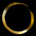 Gold Brush Circle