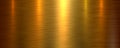 Gold brushed metal texture background, shiny lustrous golden metallic 3d background