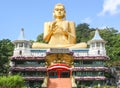 Gold Buddha above the Golden Temple, Dambulla