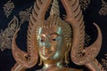 A Gold Buddha Statue in Phrae, Thailand Royalty Free Stock Photo