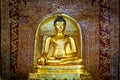 Buddha statue in Wat Phra Singh temple, Chiang Mai, Thailand Royalty Free Stock Photo