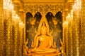 Gold Buddha statue at Wat Phra Sri Rattana Mahathat (Wat Yai)