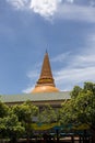 Gold buddha temple in Thailand Royalty Free Stock Photo