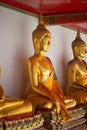 Gold Buddha in Wat Phra Chettuphon Wimon Mangkhalaram Wat pho