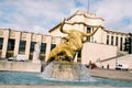 Gold bull Royalty Free Stock Photo