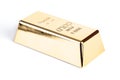 Gold bullion close-up Royalty Free Stock Photo