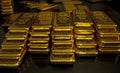 Gold bullion golden luxury business